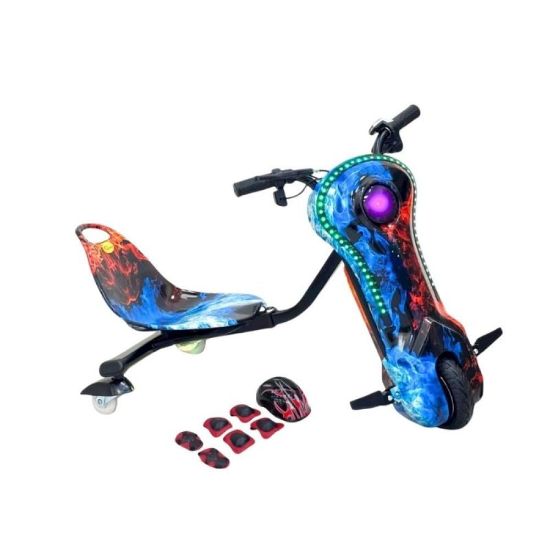 صورة سكوتر درفت كهربائي للأطفال بإضاءة LED